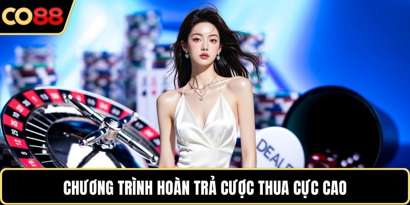 Chương trình hoàn trả cược thua cực cao