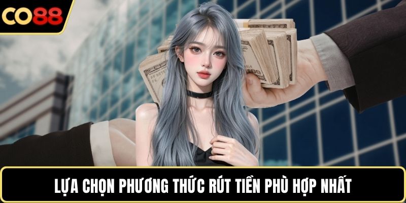 Lựa chọn phương thức rút tiền phù hợp nhất