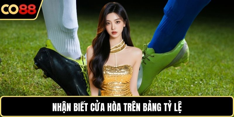 Nhận biết cửa hòa trên bảng tỷ lệ